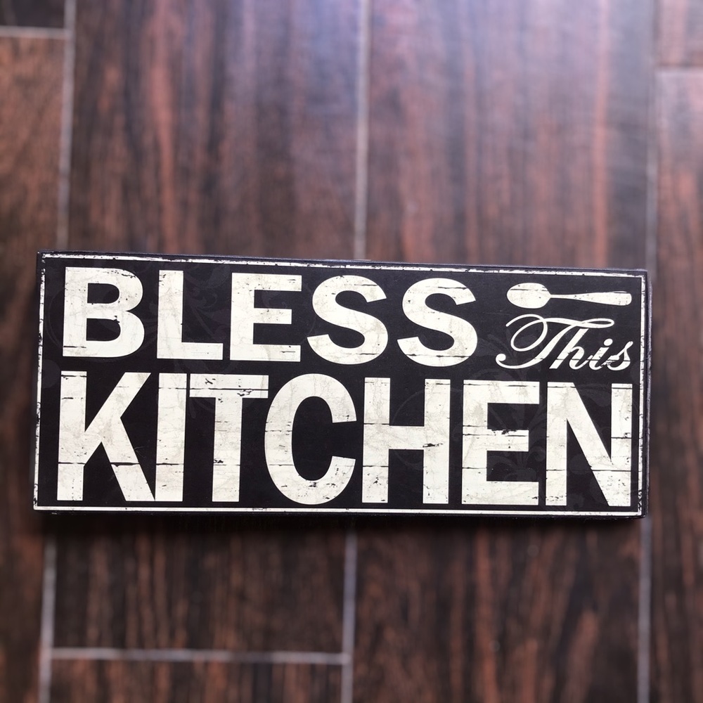 Bless this kitchen Rustic Farmhouse decor Sign